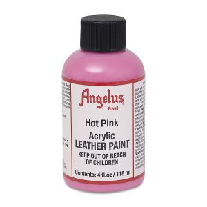 Angelus Leather Paint - Hot Pink, 4 oz