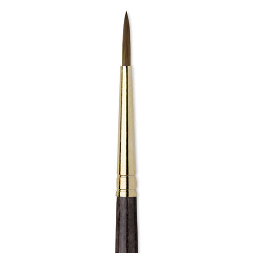 Da Vinci Kolinsky Red Sable Brush - Extra Long Pointed Liner, Long Handle,  Size 1