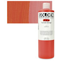 Golden Fluid Acrylics - Pyrrole Orange, 16 oz bottle