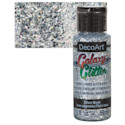 DecoArt Galaxy Glitter Paint - Silver Moon, 2 oz