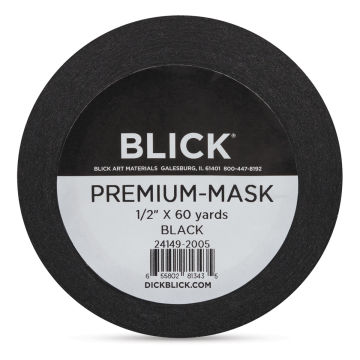 Blick Masking Tape - Black, 1/2" x 60 yds