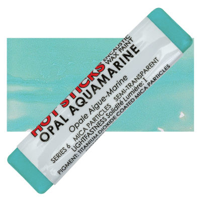 Enkaustikos Hot Sticks Encaustic Wax Paints - Opal Aquamarine, 13 ml stick