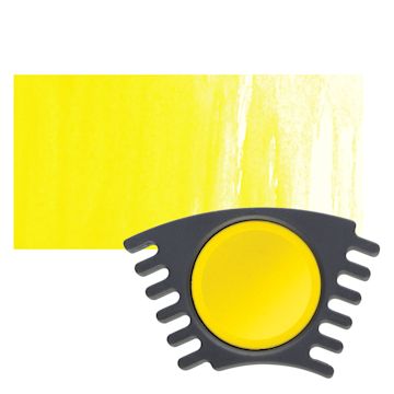 Open in modal - Faber Castell Connector Watercolor Paints - Yellow Refill pan and swatch