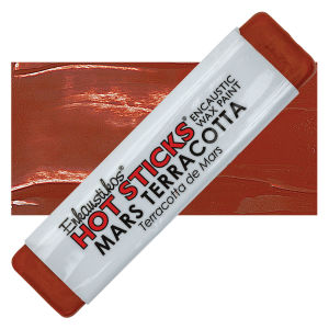 Enkaustikos Hot sticks Encaustic Wax Paint - Mars Terracotta, 13 ml stick