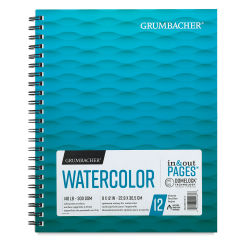 Grumbacher Watercolor In & Out Pad - 12" x 9", 30 Sheets, 140 lb