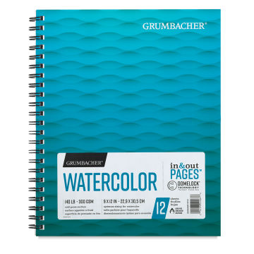 Grumbacher Watercolor In & Out Pad - 12" x 9", 30 Sheets, 140 lb Front cover