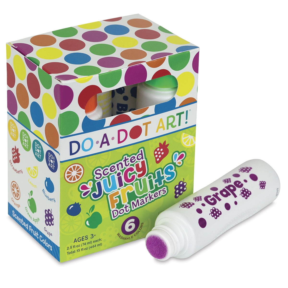 Do-a-Dot Art Markers - Scented Juicy Fruits, Set of 6