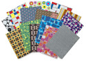 Roylco Decorative Papers - 8-1/2" x 11", Retro Pop, 32 Sheets