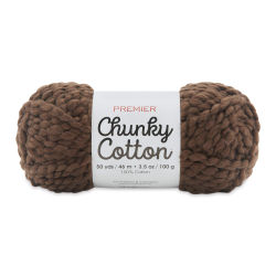 Premier Yarn Chunky Cotton Yarn - Chocolate, 50 yards