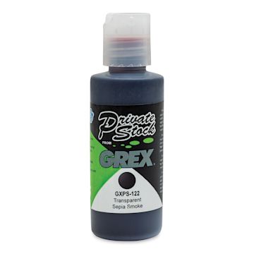 Open in modal - Grex Private Stock Airbrush Colors, Transparen Sepia Smoke, 2 oz