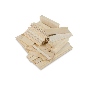 Midwest Products Balsa Wood Sheets - 6 Pieces, 1 x 1 x 36