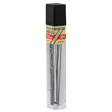 Open in modal - Pentel Hi-Polymer Lead Refills - 0.5 mm, Black, 2H
