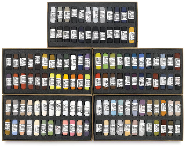 Diane Townsend : Artists' Pastels : Soft Form : Dark Set of 12 - Pastel  Sets - Pastel Gifts - Gifts