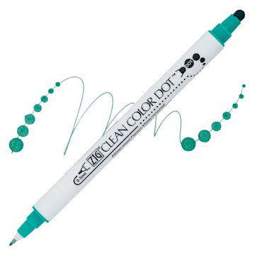 Open in modal - Zig Clean Color Dot Marker - Ocean marker and swatch