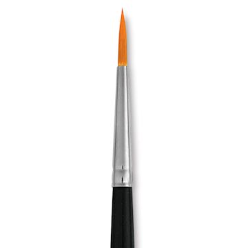 Open in modal - Dynasty Finest Golden Synthetic Brush - Round, Refill Brush, Size 4 close up