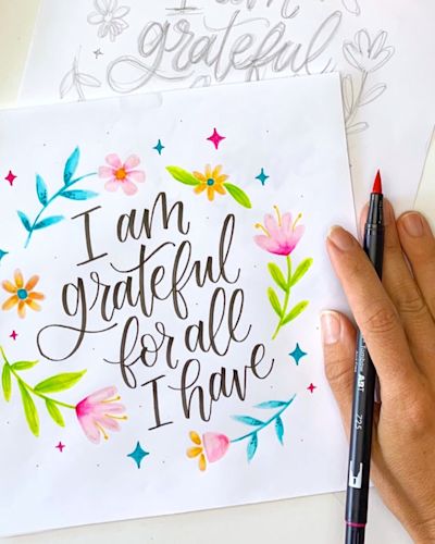 Hand Lettering with Amanda Kammarada - Project Ideas | BLICK Art Materials