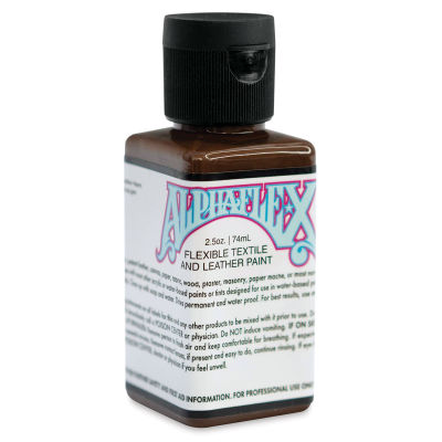 Alpha6 AlphaFlex Textile and Leather Paint - Medium Brown, 74 ml, Bottle