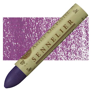 Open in modal - Sennelier Oil Pastel - Red Violet oil pastel and swatch