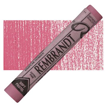 Open in modal - Rembrandt Soft Pastel - Madder Lake Deep 331.6 pastel and swatch