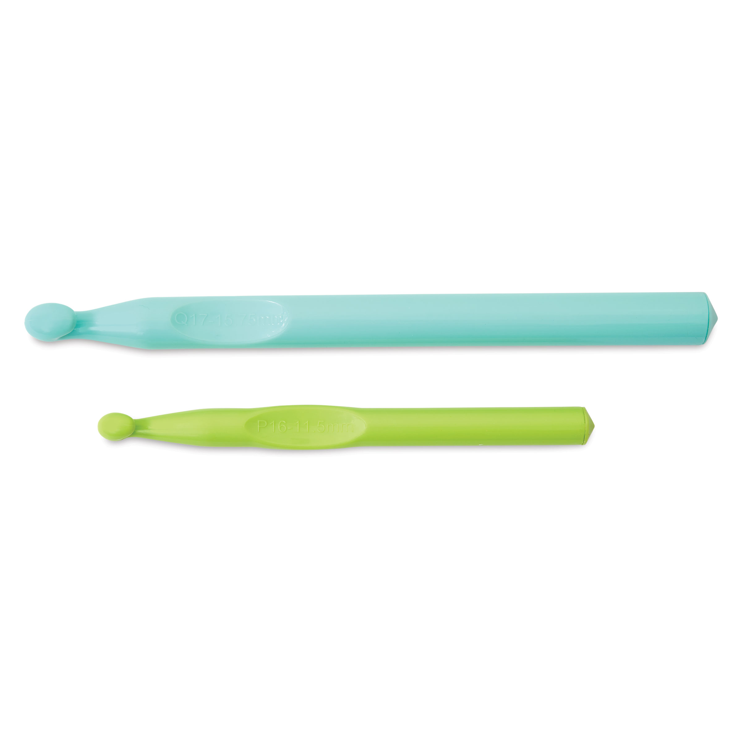 Boye Plastic Crochet Hooks Set of 2, Jumbo US P/Q BLICK Art Materials