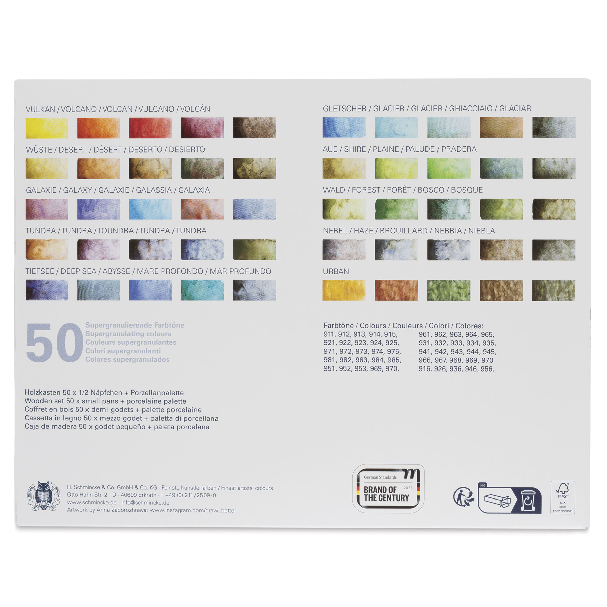 Schmincke Horadam Landscape Basic Aquareldoos 74 888 097 Schmincke Horadam Landscape Basic Aquareldoos 74 888 097