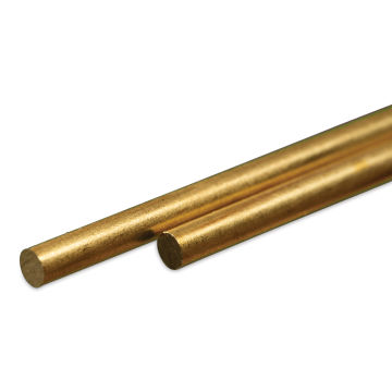 K&S Metal Rods - Brass, 29 Gauge, 12", Pkg of 2