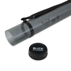 Blick Storage Tube - Gray, 25-1/2" Close-up