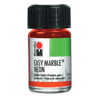 Marabu Easy Marble - Neon Orange, 15 ml