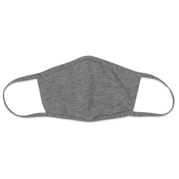 Open in modal - Bella Canvas Adult Reusable Face Mask - Deep Heather, S/M