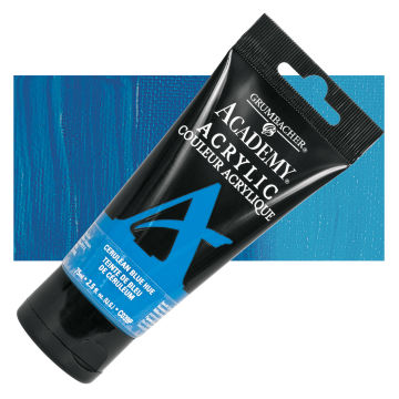 Grumbacher Academy Acrylics - Cerulean Blue Hue, 75 ml tube