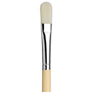 Open in modal - Da Vinci Top Acryl Synthetic Brush - Filbert, Long Handle, Size 14 close up