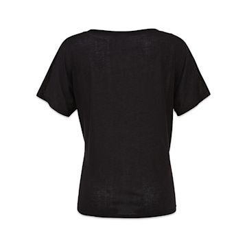 Open in modal - Bella + Canvas Slouchy V-neck T-shirt - Black, Medium