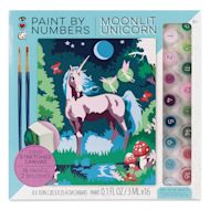 Bright Stripes iHeartArt Paint By Number Kit - Moonlit Unicorn