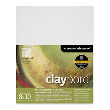 Open in modal - Ampersand Claybord - 8'' x 10'', 3/4'' Cradled