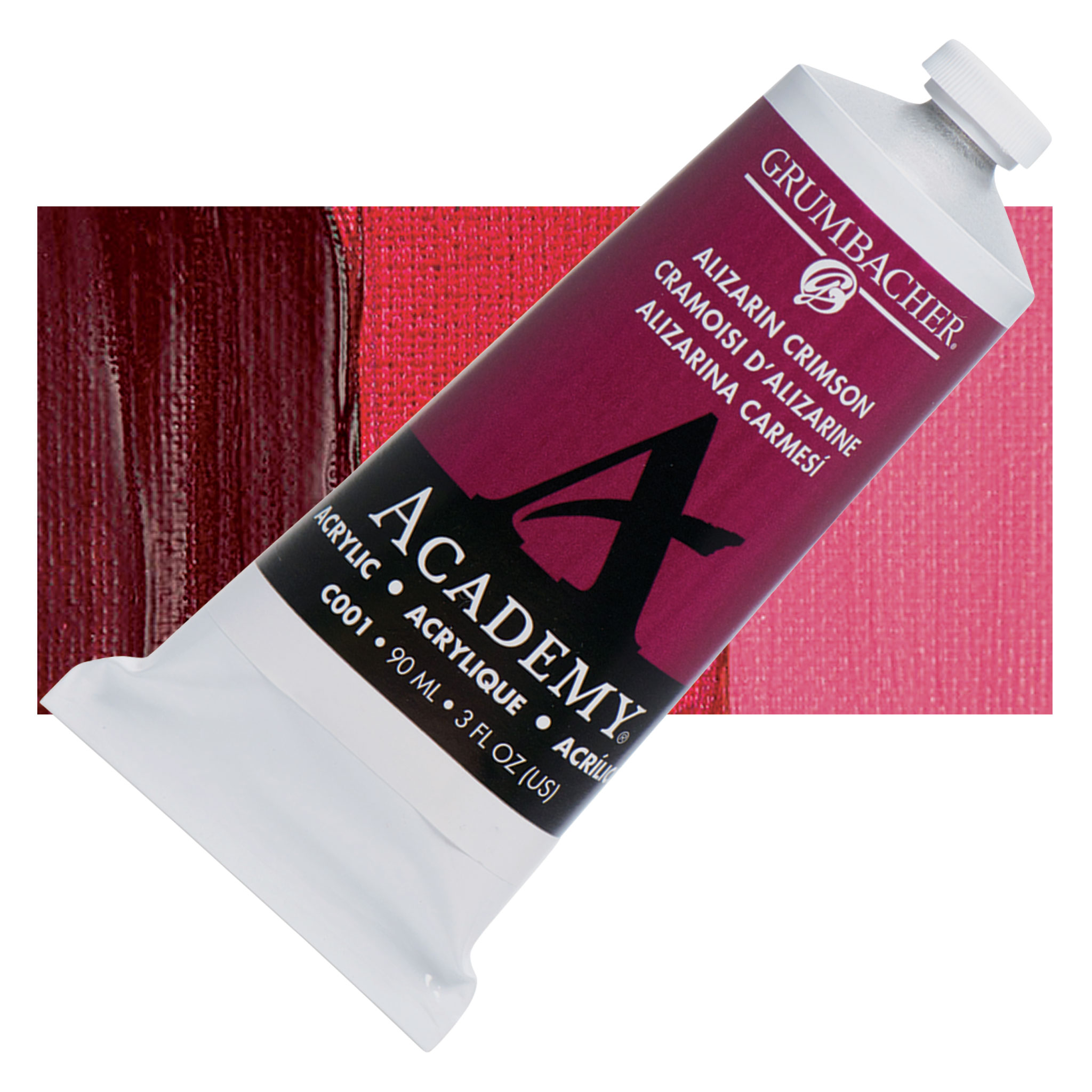 036) 758 Alizarin crimson acrylic paint FolkArt Premium 59 ml.