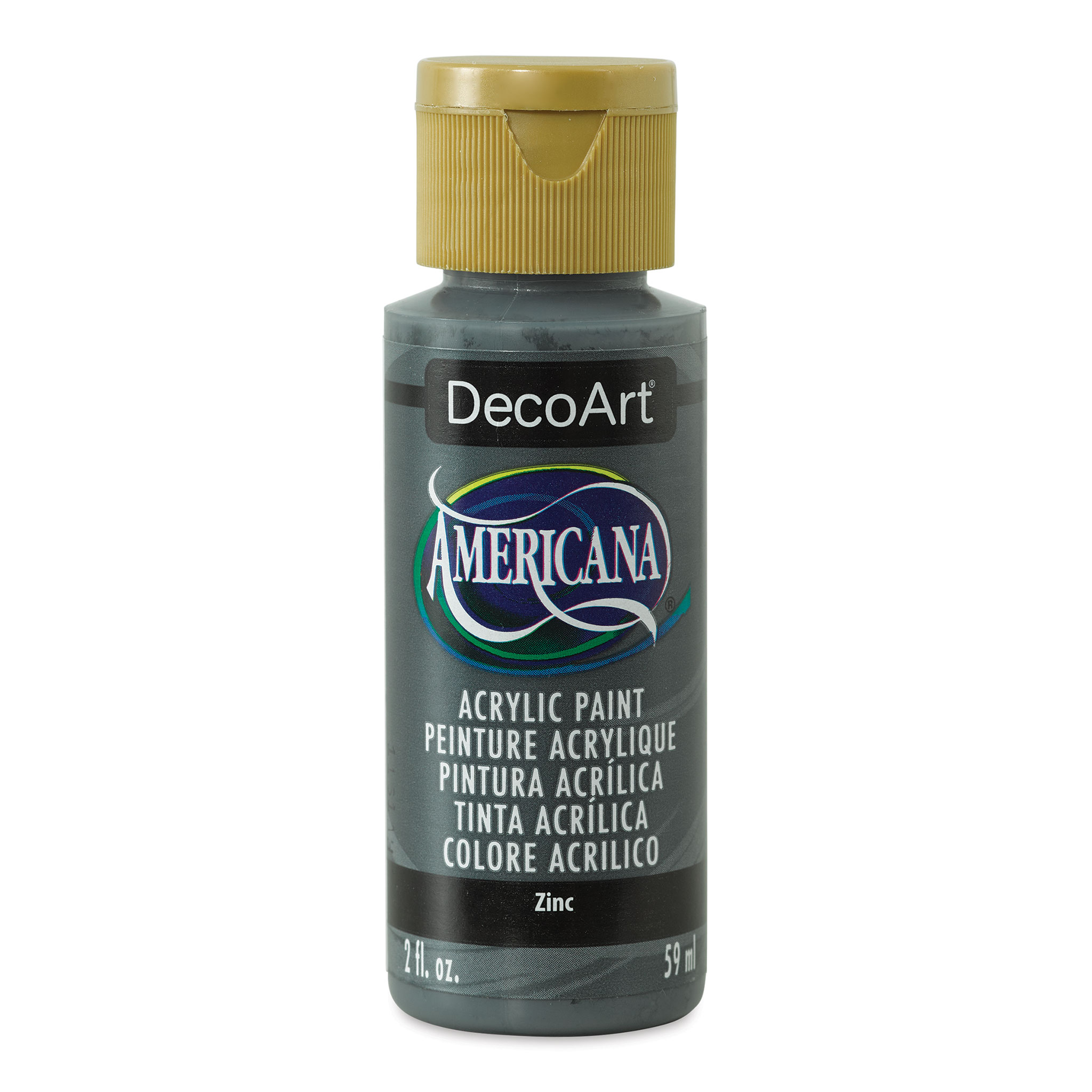 Americana Acrylic 2oz Paint - Zinc