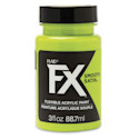 Plaid FX Smooth Satin Flexible Acrylic Paint - Goblin Green, 3 oz