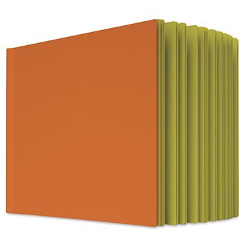 Open in modal - Uglybooks Perfect Bound Notebook - NO.2 Honey Bell, 5-3/4" x 8", 135 gsm, Pkg of 3, partially open