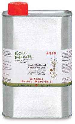 Eco-House Oil Mediums - Light Refined Linseed Oil 32 oz 