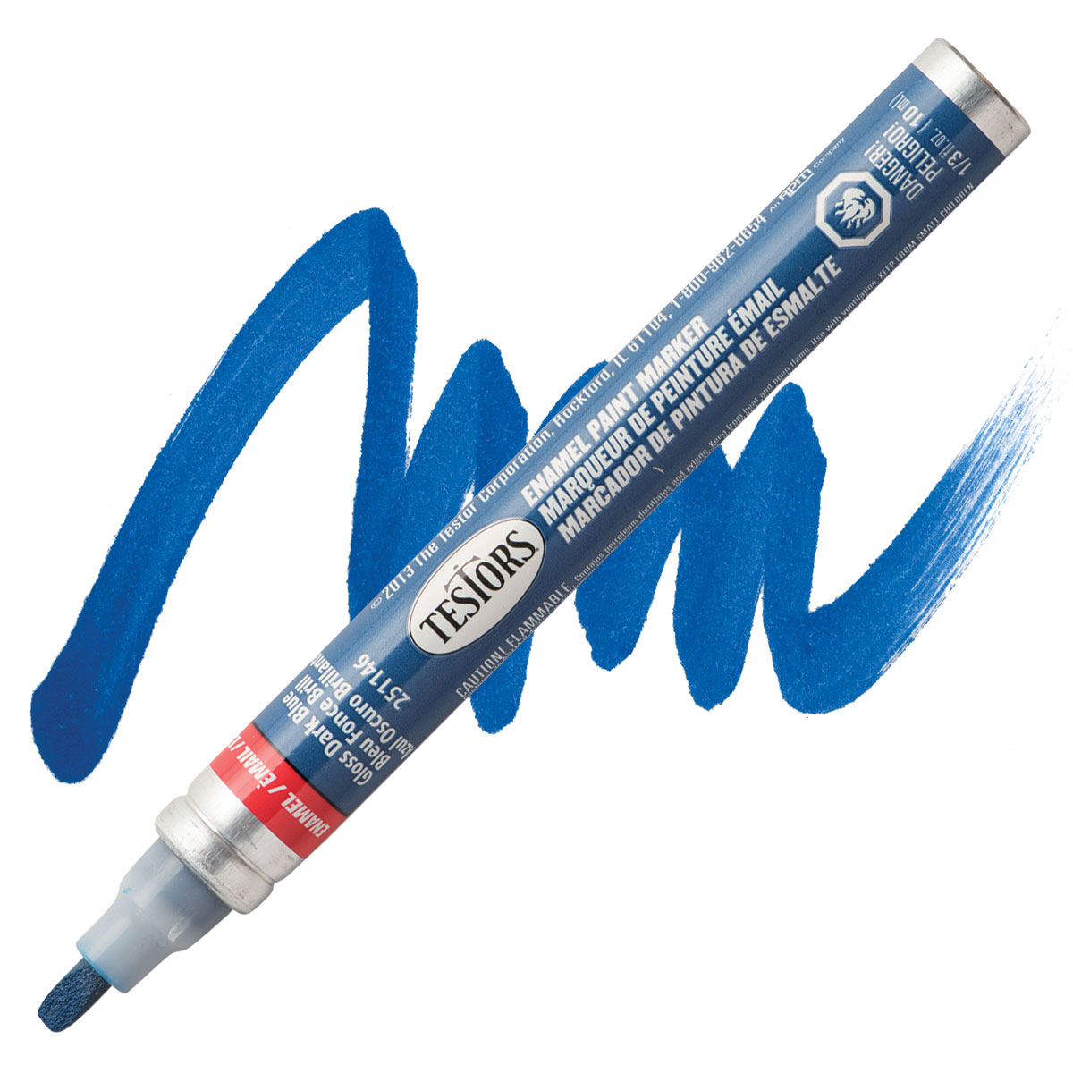 Testors - 2547C Enamel Paint Marker Gloss Black