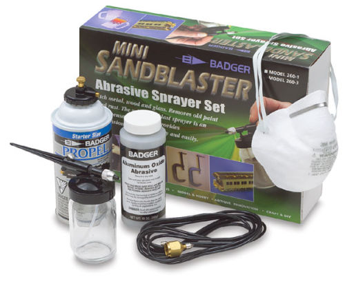 Mini Sandblaster Abrasive Sprayer Set