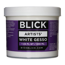 Blick Artists Acrylic Gesso - White, Quart Jar