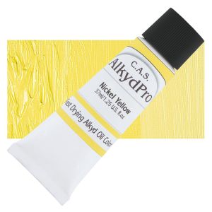 CAS AlkydPro Fast-Drying Alkyd Oil Color - Nickel Yellow, 37 ml tube
