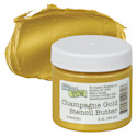Stencil Butter Acrylic Paint - Champagne Gold, 2 oz, Jar