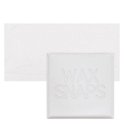 Enkaustikos Wax Snaps Encaustic Paints - Titanium White, 40 ml cake
