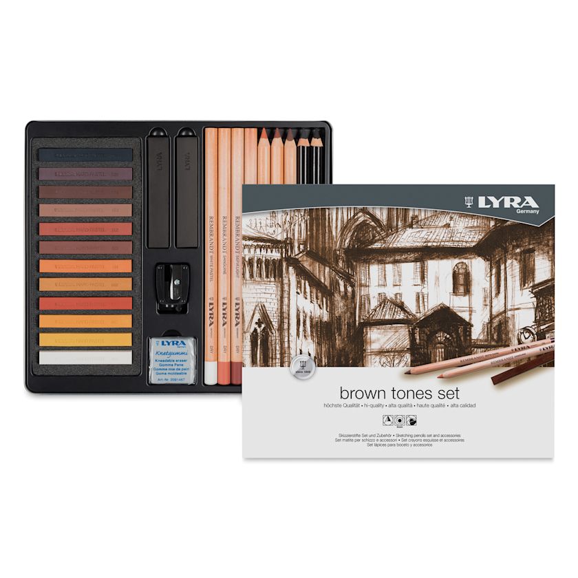 Lyra Brown Tones Sketching Set | BLICK Art Materials