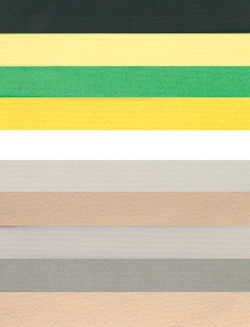 Hahnemühle Premium Velour Paper - Various color swatches shown horizontally