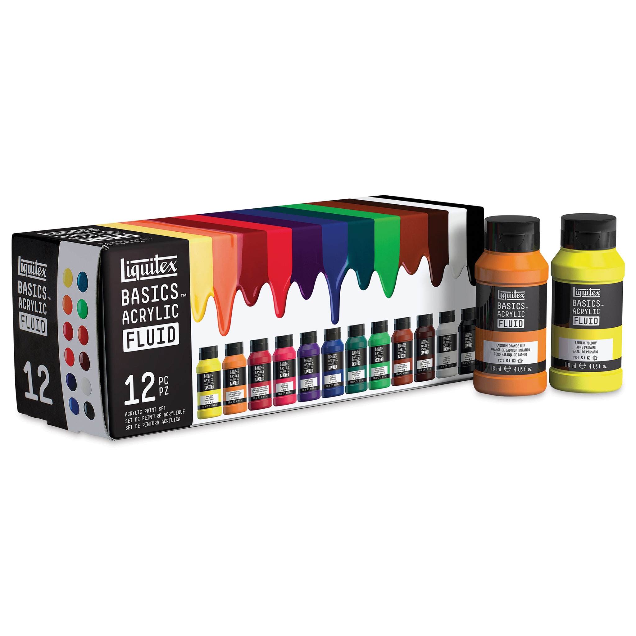 Set acrylique LIQUITEX® BASICS, couleurs primaires