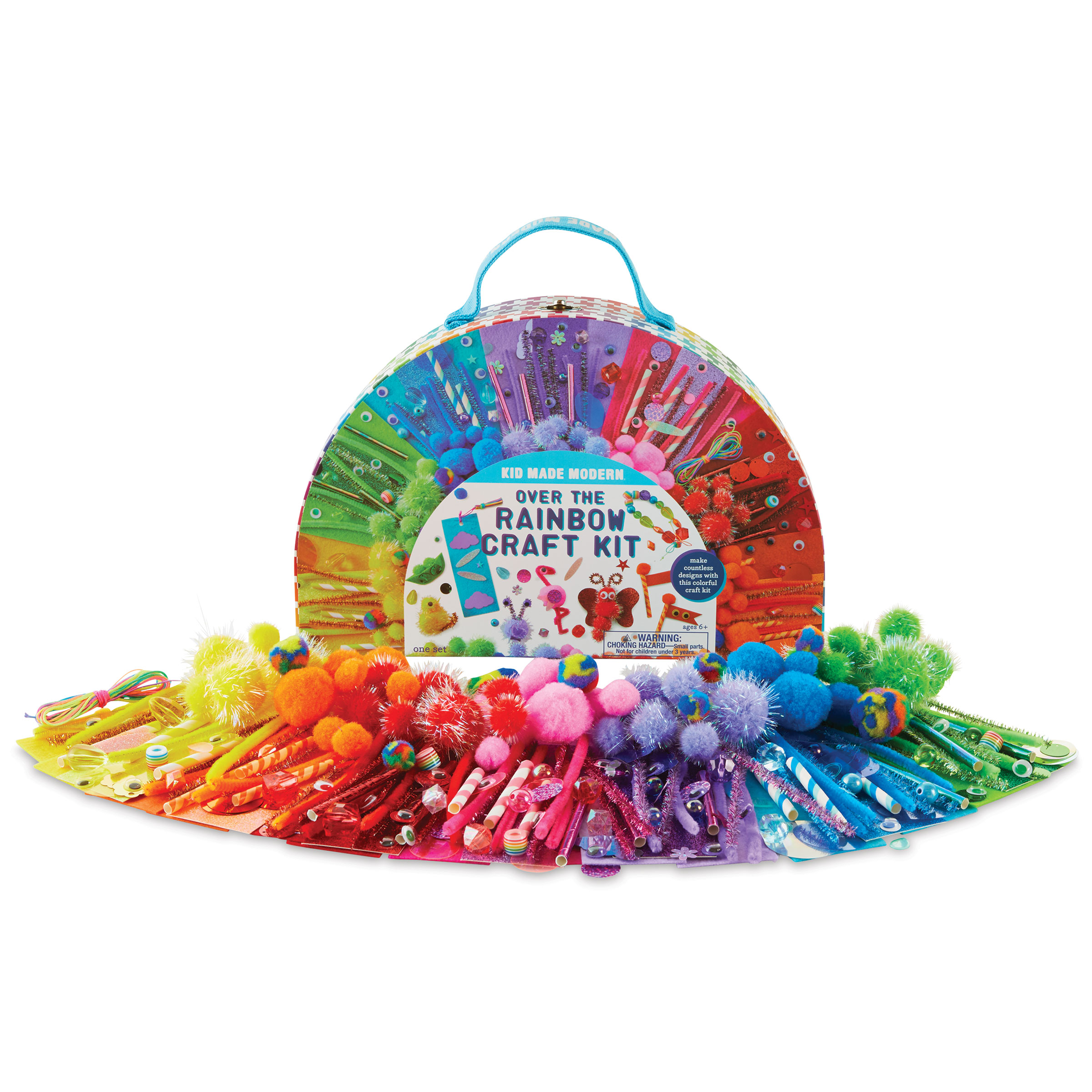 Rainbow Pom Pom Art Kits (Pack of 5) Craft Kits