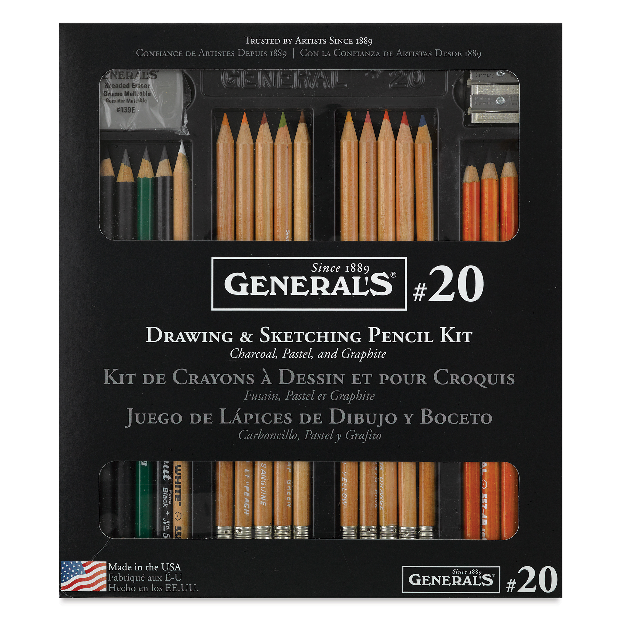General Pencil Classic Sketching & Drawing Kit